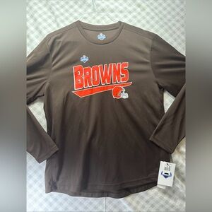 NFL Scouting Combine Cleveland Browns Moisture Wicking Long Sleeve Men’s Large